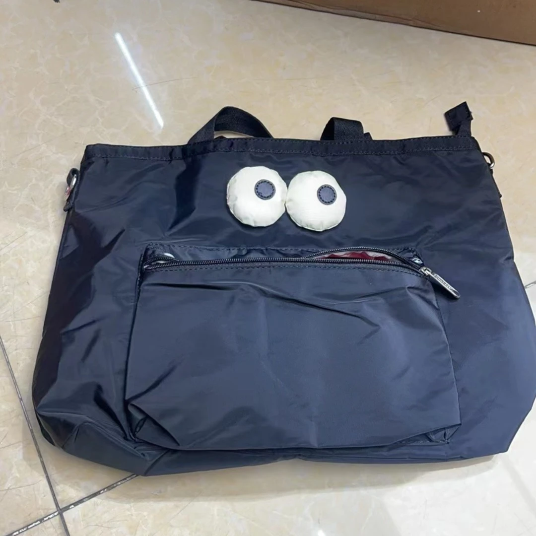 K5200黑色大眼睛单肩斜挎包