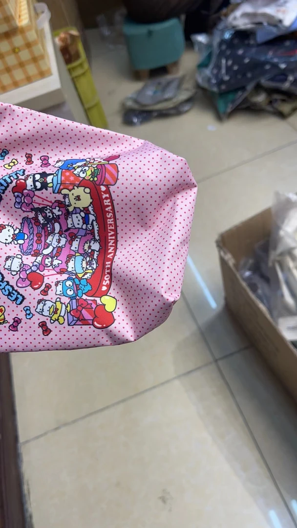 K908可爱卡通印花猫咪女士布包手拎大号派对