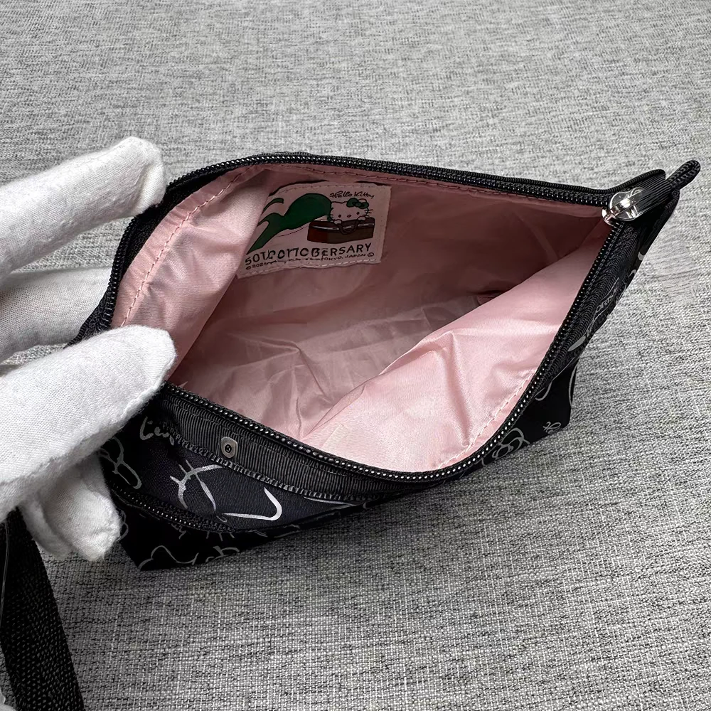 k1006新款可爱蝴蝶结猫咪印花女包斜7105