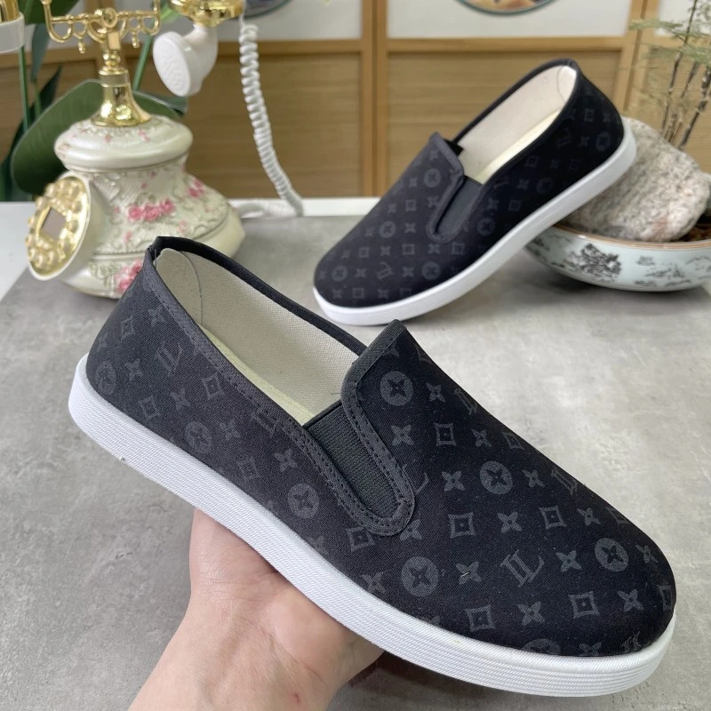 【新店折扣专属】印花布鞋男士传统布鞋时尚休闲透气软底舒适驾车鞋