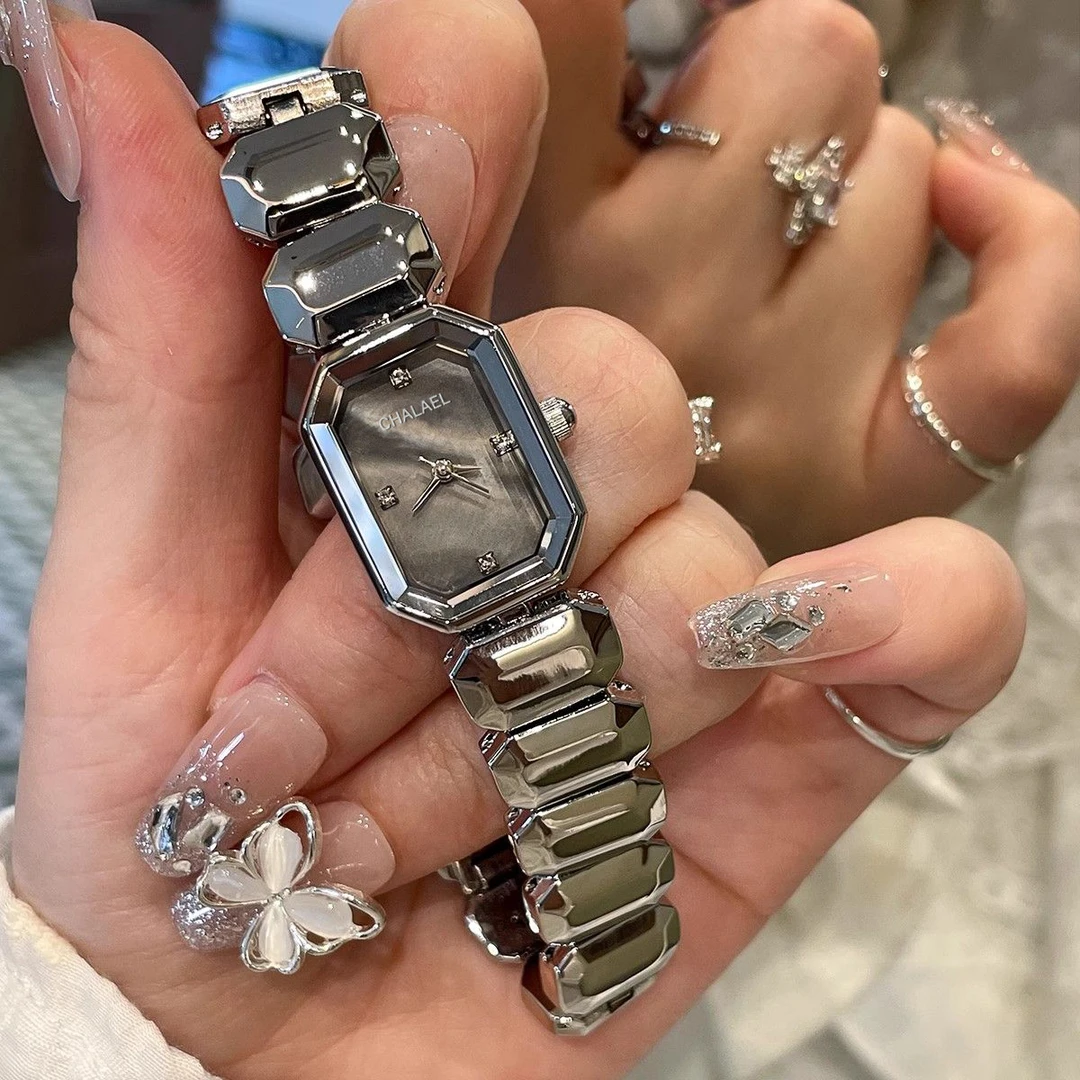 手表女士新款小冰糖腕表女款防水时尚小众轻奢高级感气质石英女表