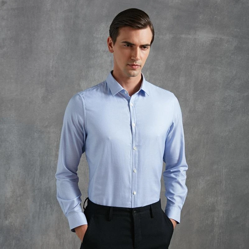 一片领柔舒衬衫轻柔磨毛内胆保暖衬衫