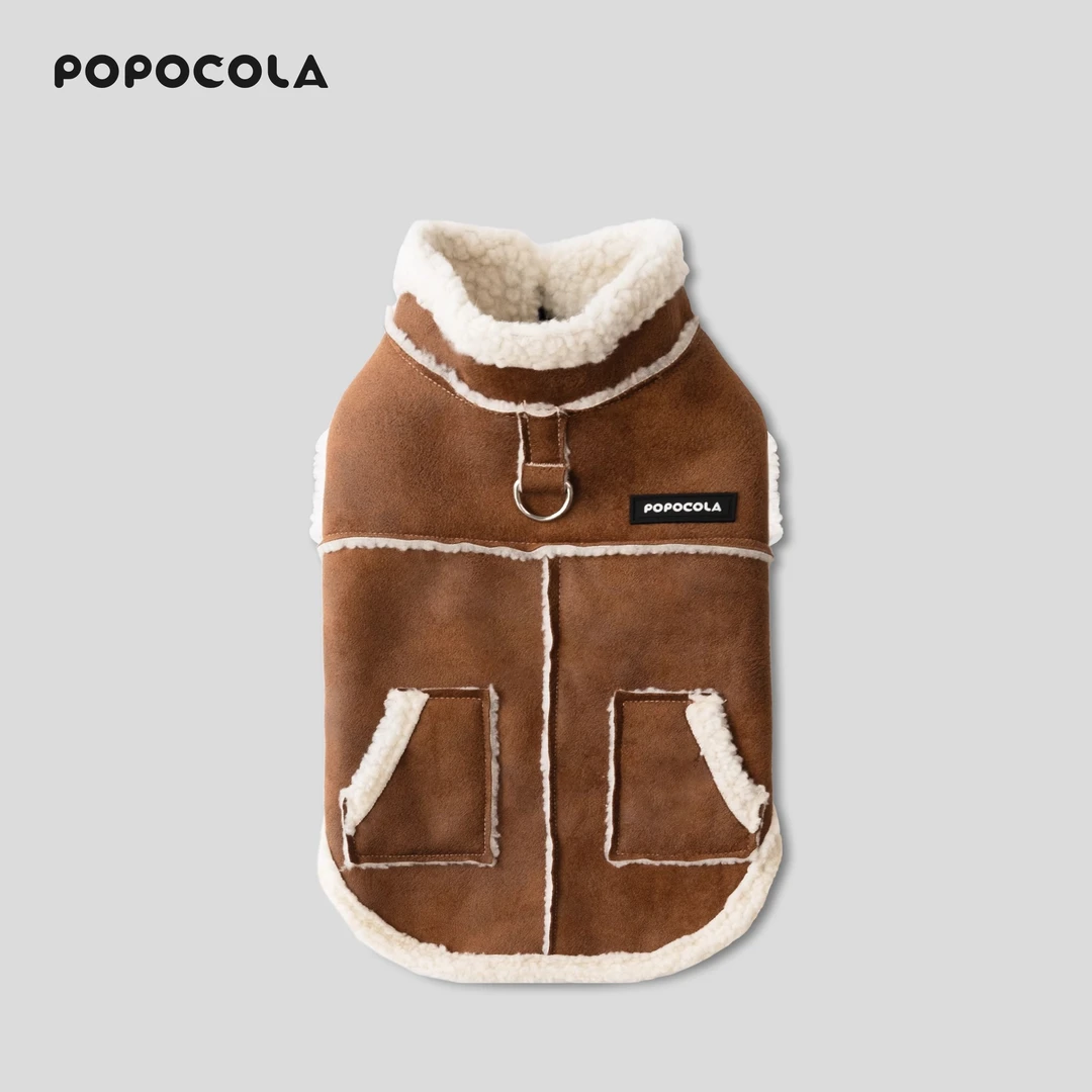 狗狗衣服马甲冬季保暖宠物棉衣服加绒背心泰迪小型犬可牵引秋冬款