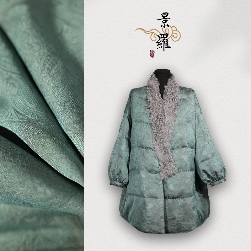 【绿松仕】景衣国风宽松绿色上衣