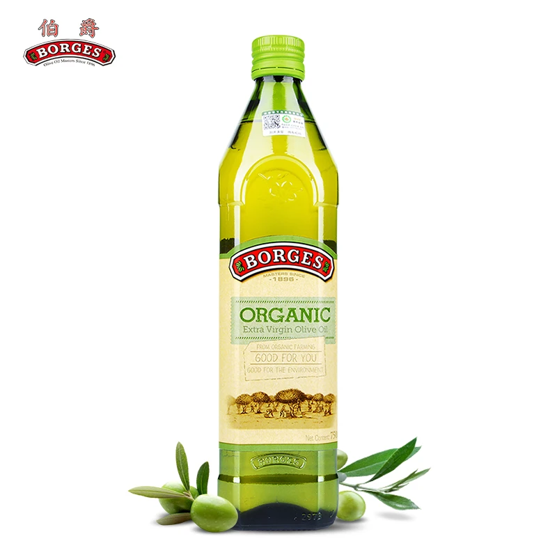 伯爵进口有机特级初榨橄榄油食用油750ml装送礼盒年货生饮健康