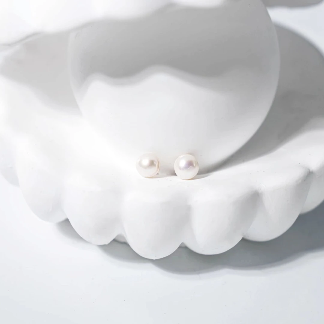 【Carsinya卡思亚】白珠馒头耳钉229103031257