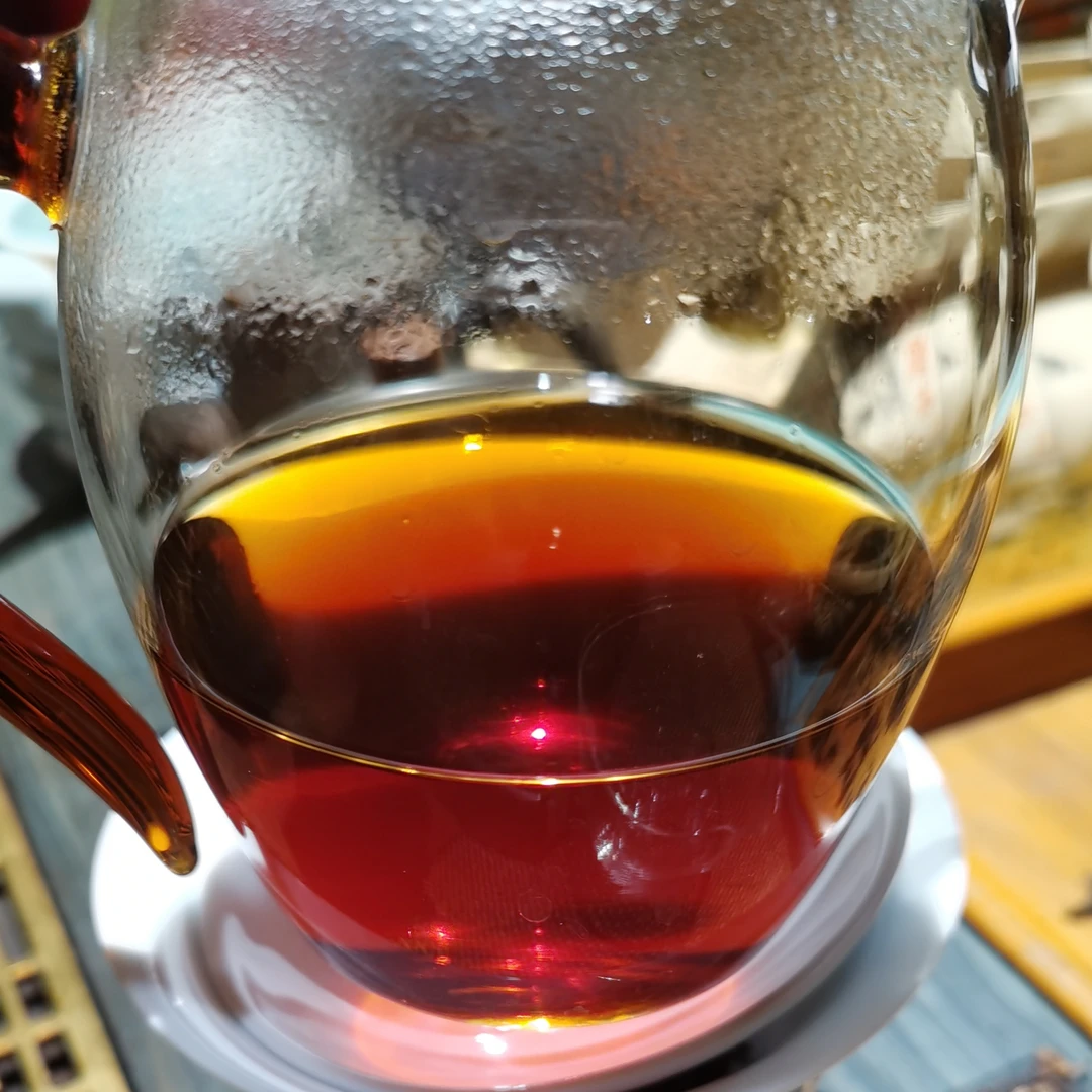 500克装 窖藏金花六堡茶 陈香菌香,滑糯甜润,告别油腻和湿气