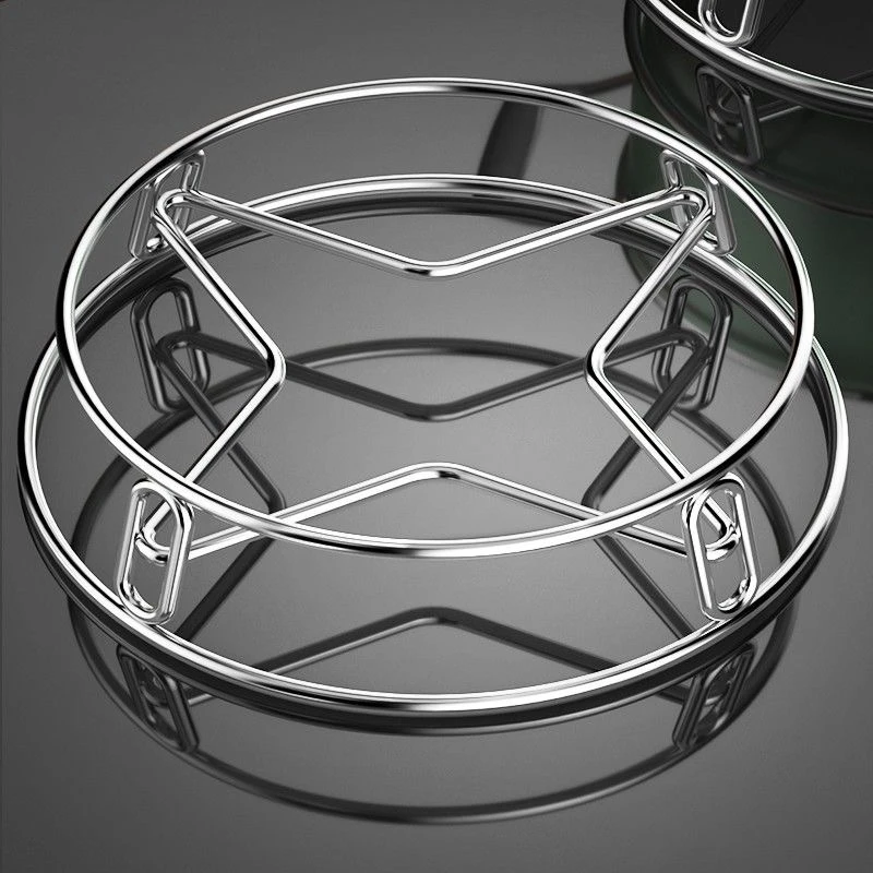 特厚不锈钢锅架蒸蛋架防烫隔热锅垫蒸架锅具收纳放锅架子蒸架