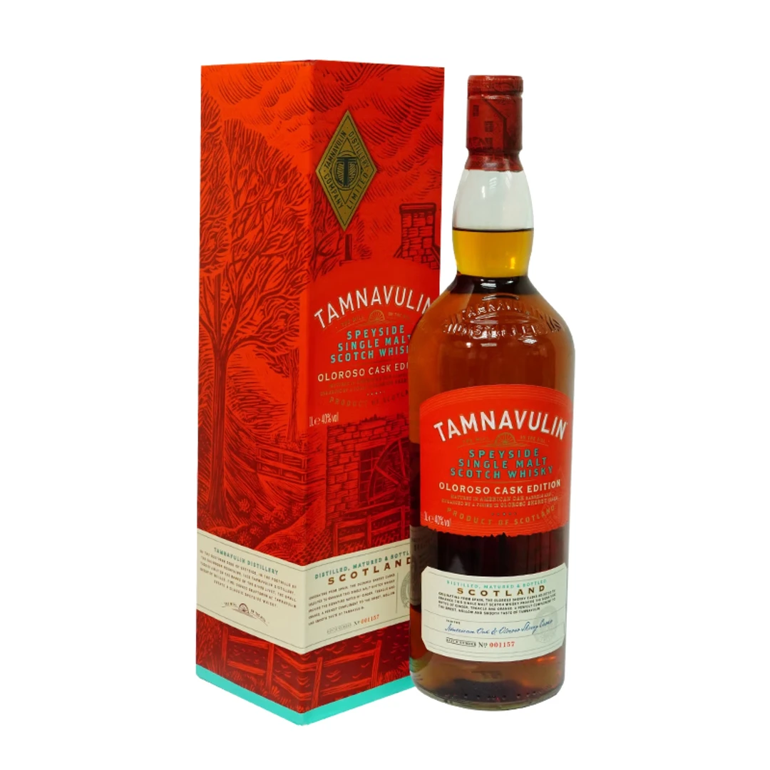 Tamnavulin塔木岭Oloroso雪莉桶 单一麦芽威士忌1000ml/瓶 海外版