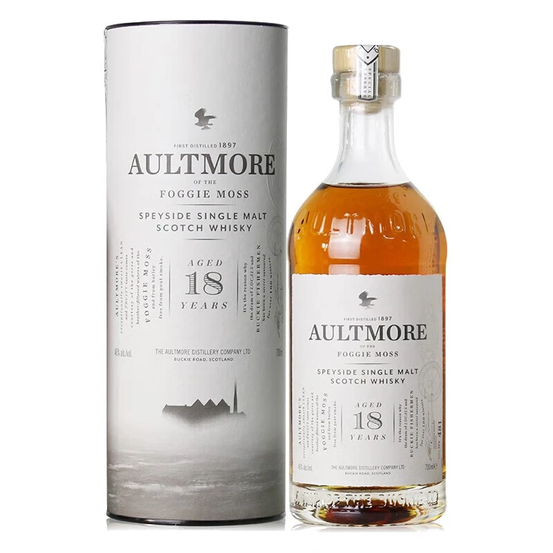 AULTMORE/欧摩18年斯佩塞单一麦芽威士忌 700ml/瓶  原装进口洋酒