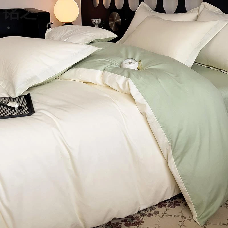 A类母婴级床上四件套纯棉全棉2024新款床单笠被套轻奢高级感床品
