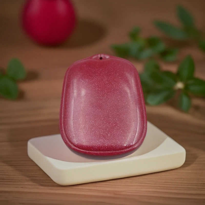 含辰砂工艺品【本命年】朱砂平安无事男款牌子吊坠