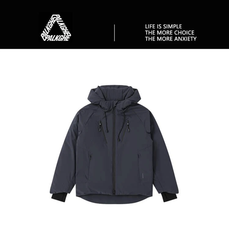 90白鸭绒！秋冬情侣款冲锋衣式羽绒服6606【运费补贴】