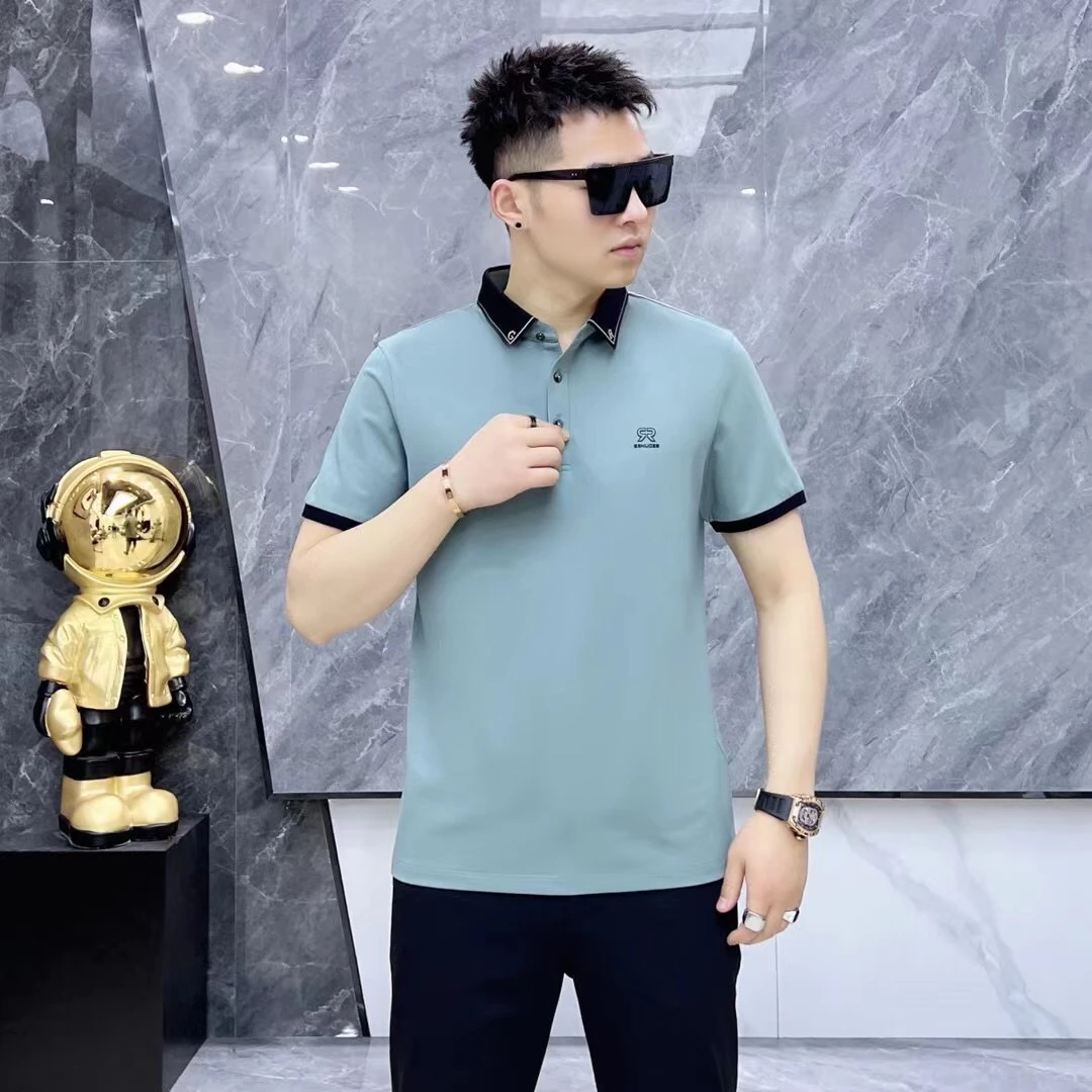 戈诺尔男装短袖POLO衫时尚休闲夏季商务翻领高品质修身百搭纯色