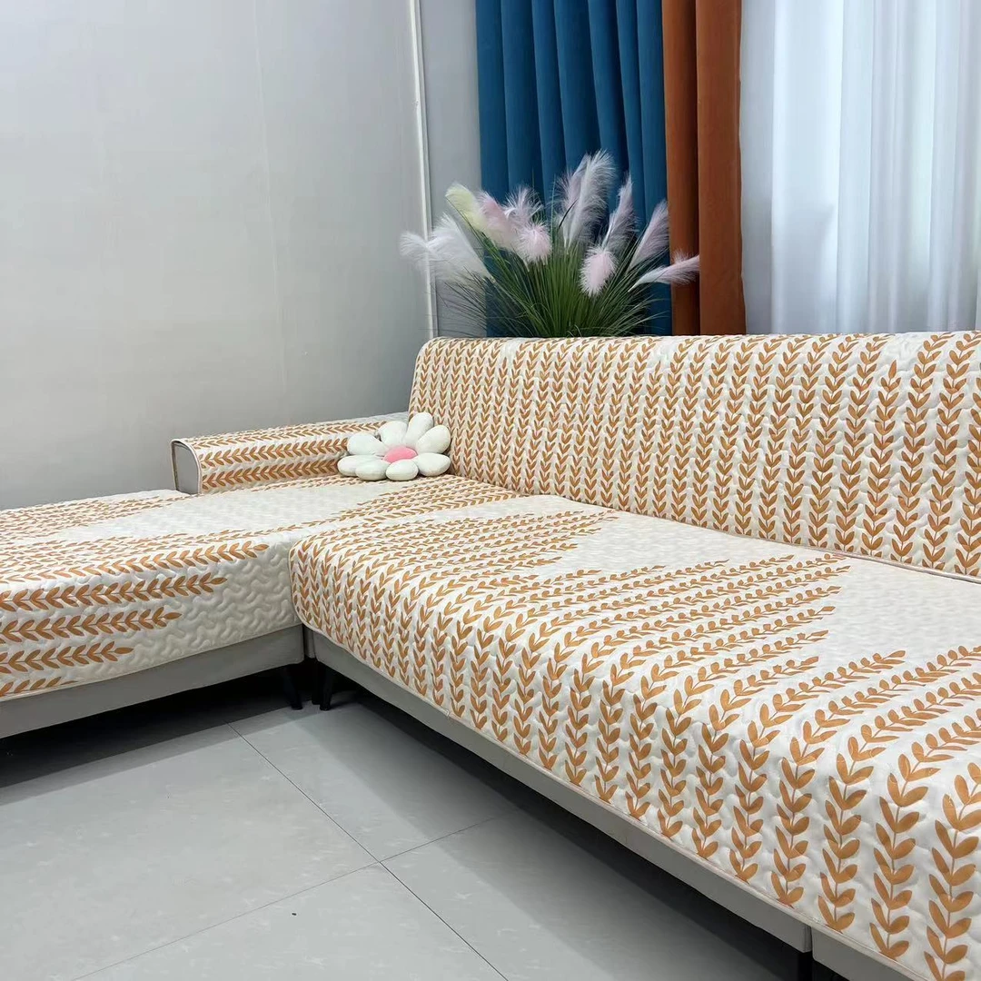 全套7片防滑欧式沙发垫简约现代四季款沙发贵妃坐垫靠背扶手盖布