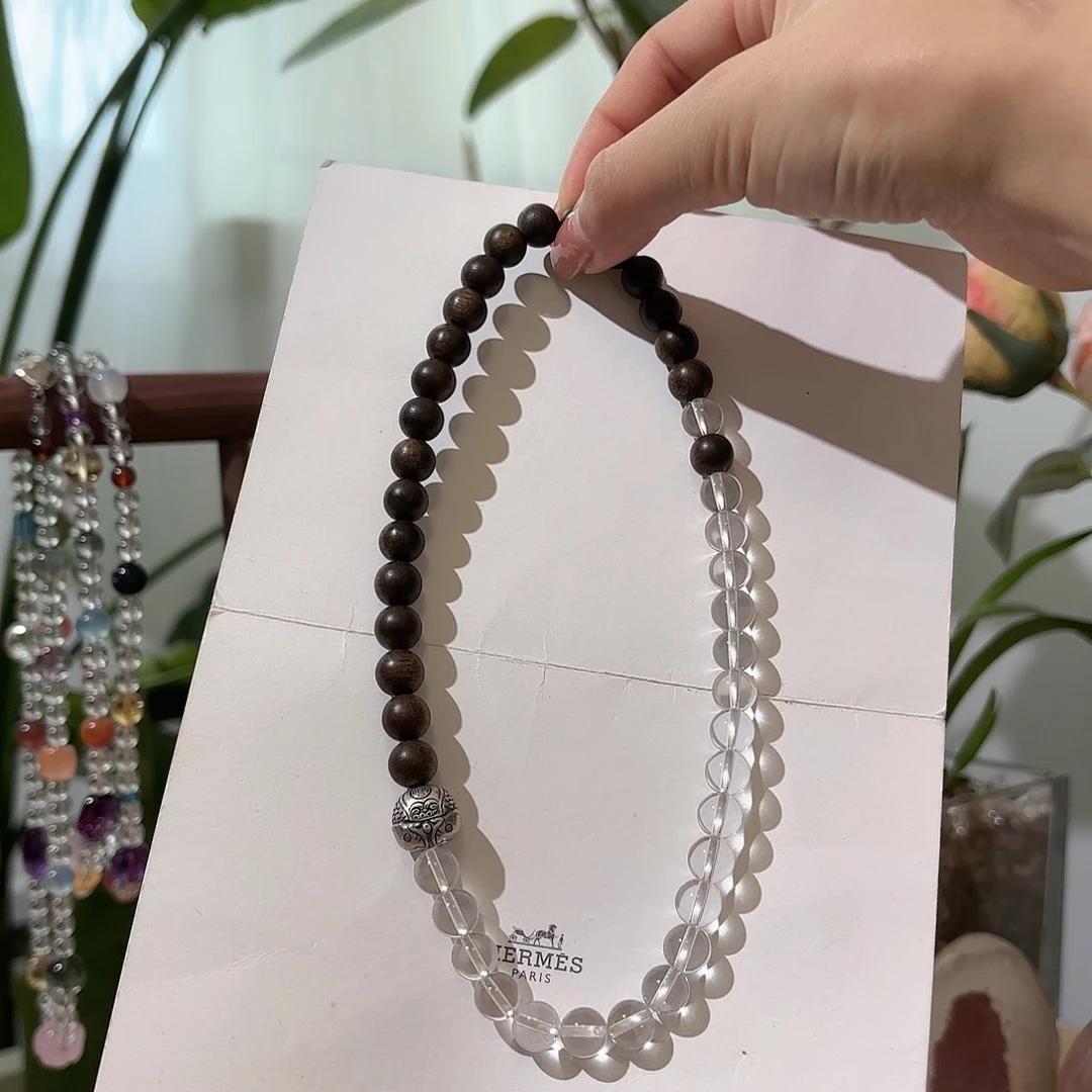 水晶手链银S925镶嵌M****妮设计款