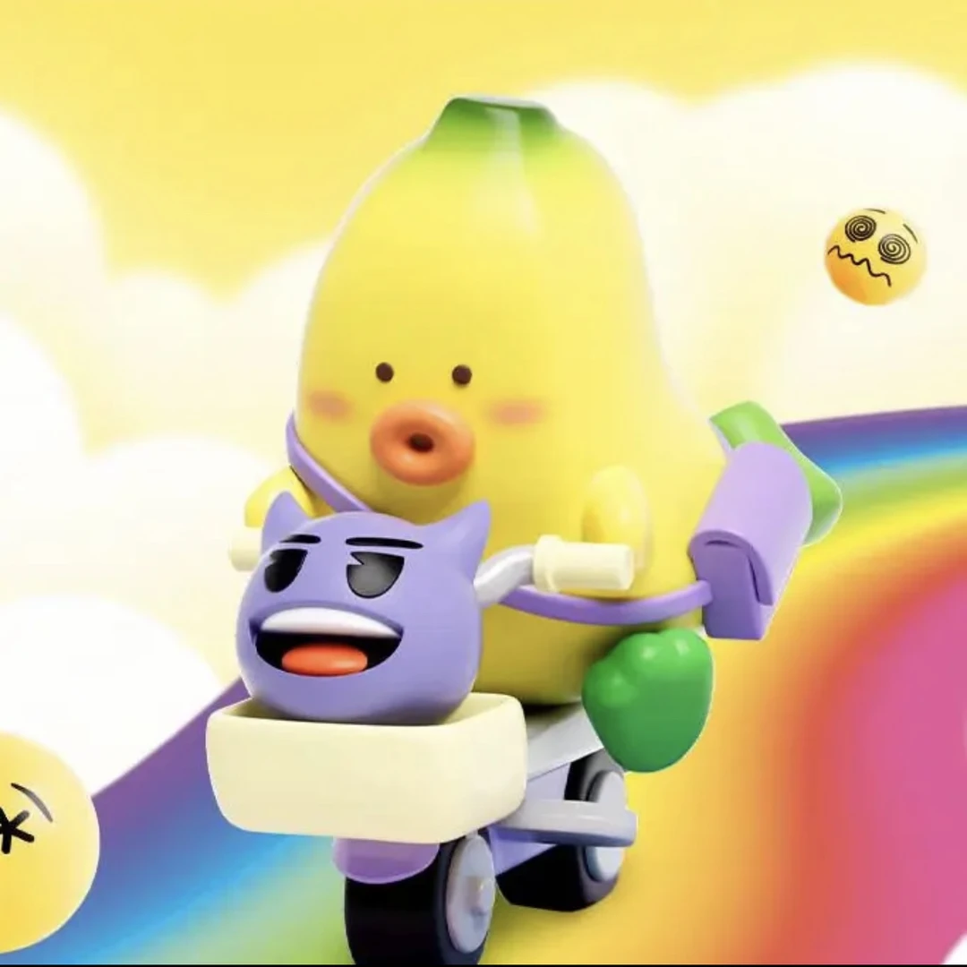 【拆盒】BANAXBANA不焦虑游乐场系列微盒pro香蕉盲盒潮玩