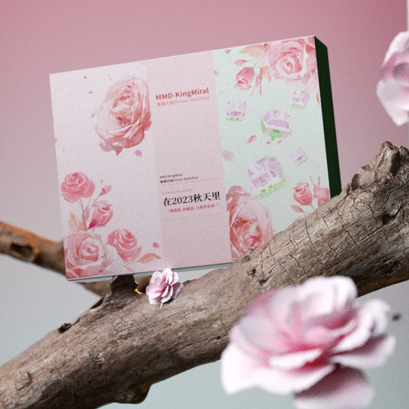 MMD薇薇安轴线性手感RGB SMD28g 35g 43g 53g机械键盘MX轴5脚厂润