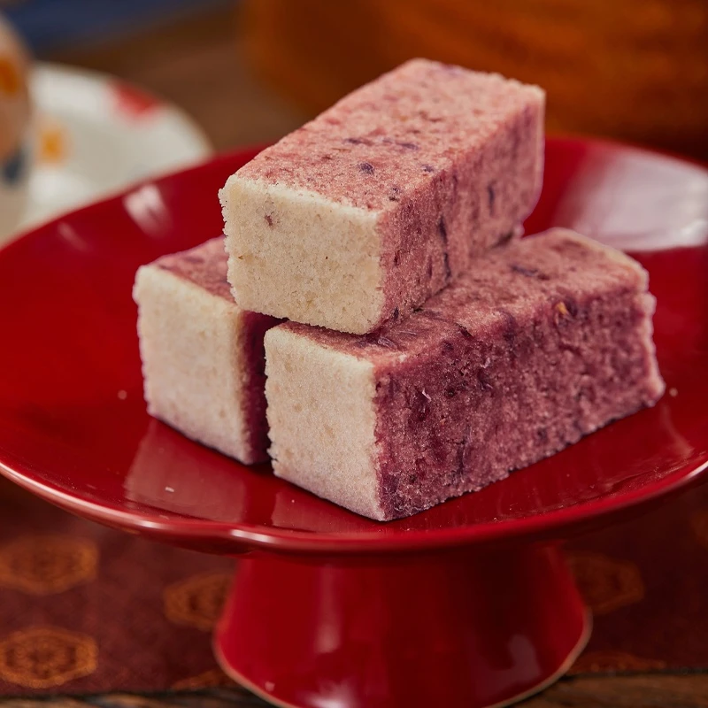 杨先生新品芡实糕玫瑰味龙井味传统手作糕点早餐美味新鲜200g*4盒