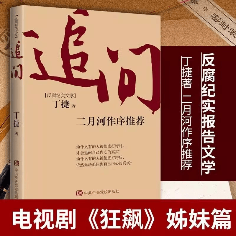 追问丁捷著人民的名义初心反腐纪实报告文学电视剧狂飙姊妹篇书籍