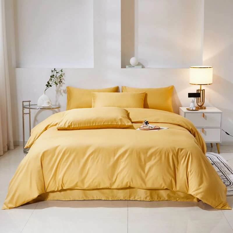 （纯棉单被套）被套被罩床上用品纯色民宿纯色简约13376精梳棉