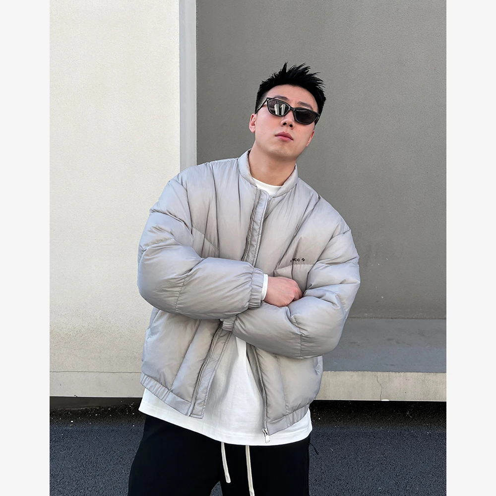 YIHAO STUDIO秋冬新品男款羽绒服休闲时尚男士保暖冬季短款外套