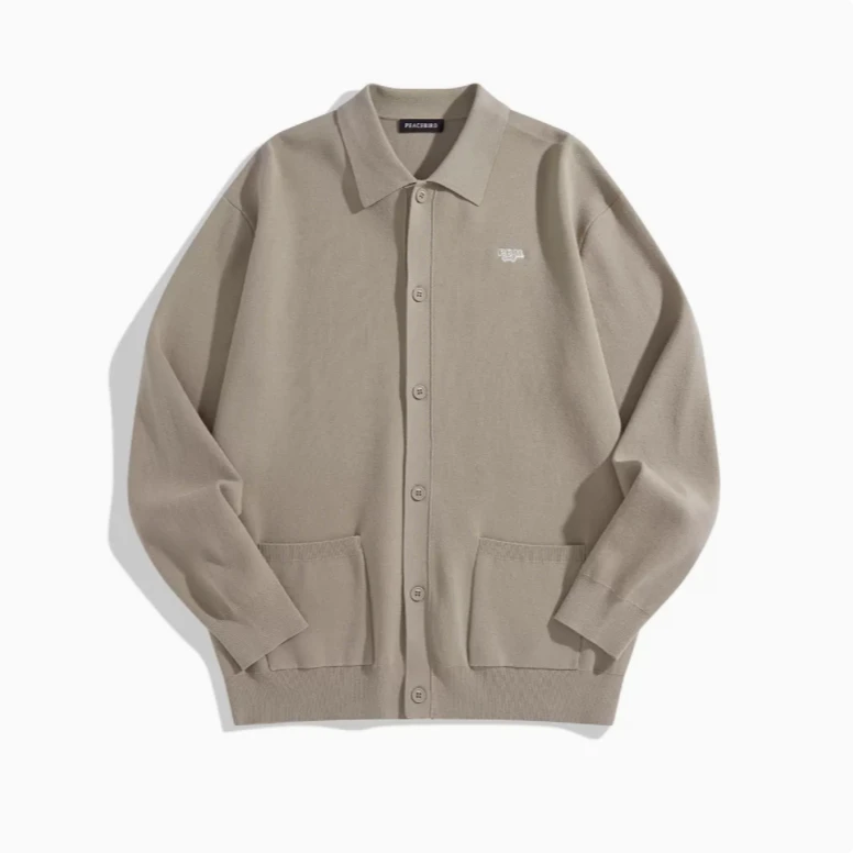 太平鸟男装毛开衫春潮牌男士开衫 B1EAE1318