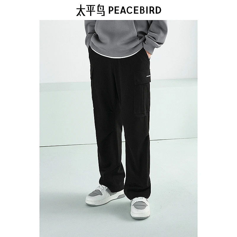 【商场同款】太平鸟男装工装裤潮冬宽松休闲裤B2GLE4285