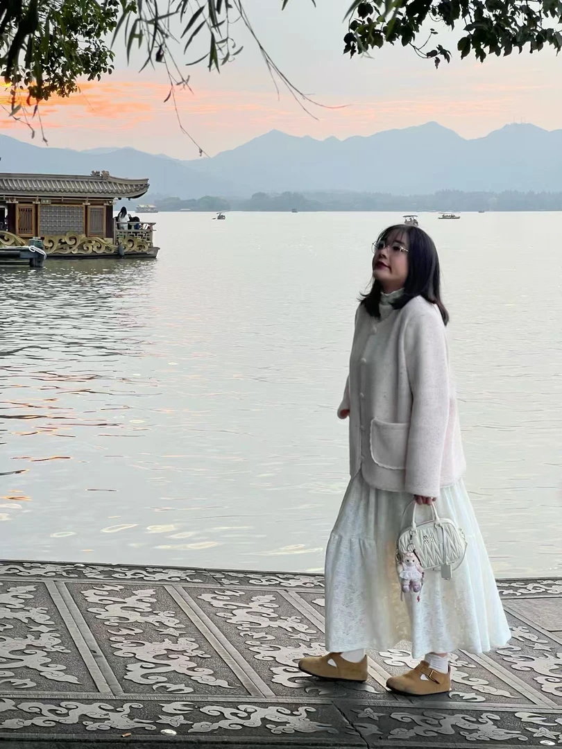 冬装双面羊绒大衣外套