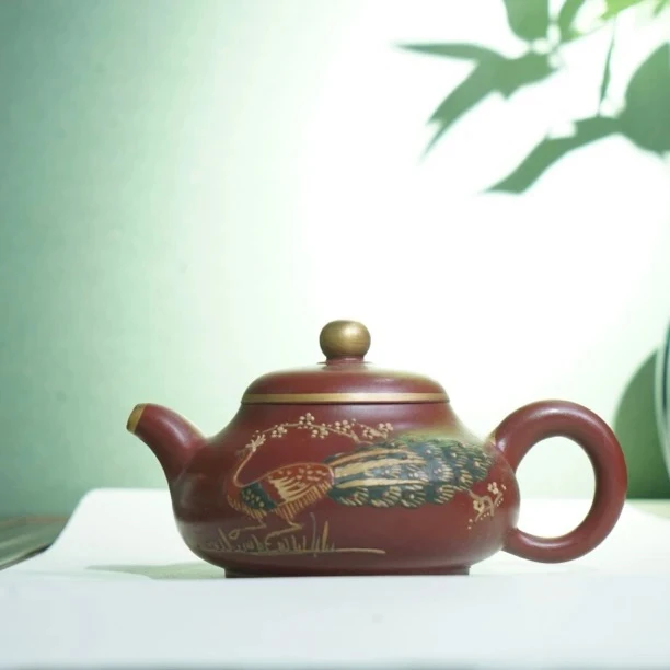 纯手工紫砂壶宜兴大红袍泡茶壶高端陶瓷茶具