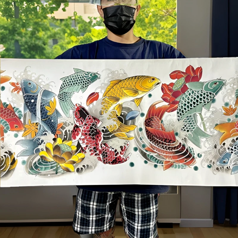 南宁云鹤南流手稿画110克加厚宣纸挂画装饰画