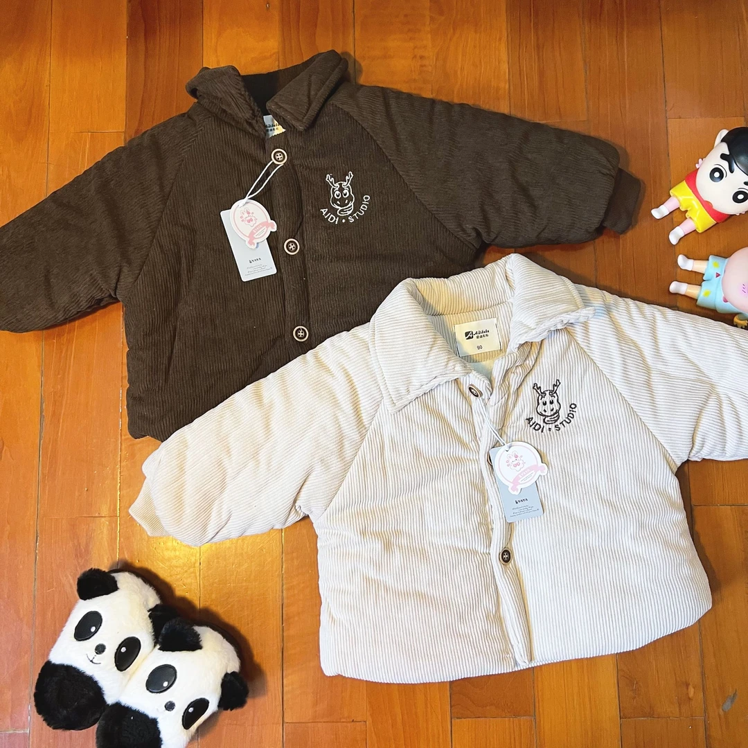 【MY630】厚款中小童棉服加绒加厚 小龙人可爱高级轻奢