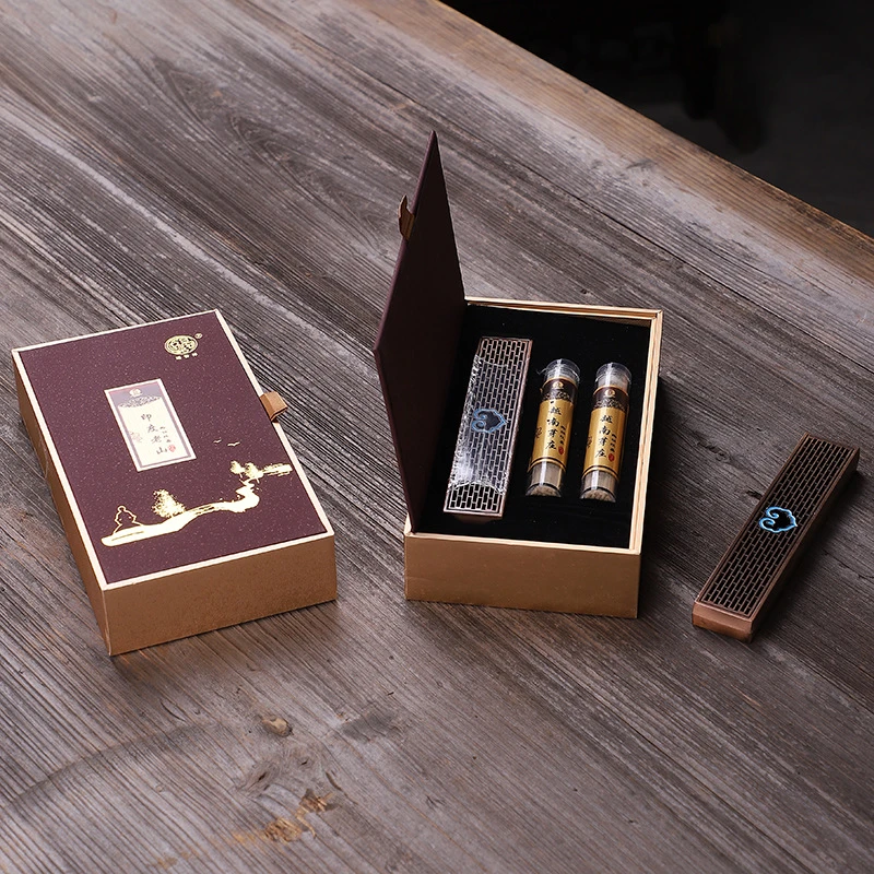 天然线香檀香沉香室内香薰无粘粉线香礼盒装十种味中国风品质手工