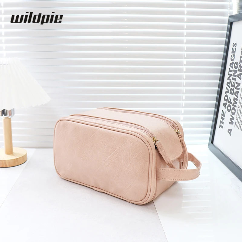 化妆包女大容量便携旅行2023新款高级感化妆刷洗漱品收纳袋网红款