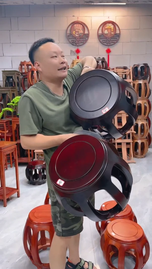 【闪购商品】花梨木类家具白宫木酸枝色大号一对3号