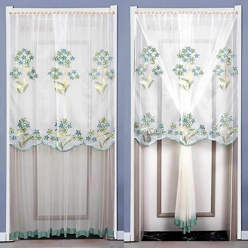 N春暖花开-魔术贴防蚊门帘卧室客厅隔断帘室内装饰帘子防蚊透气帘