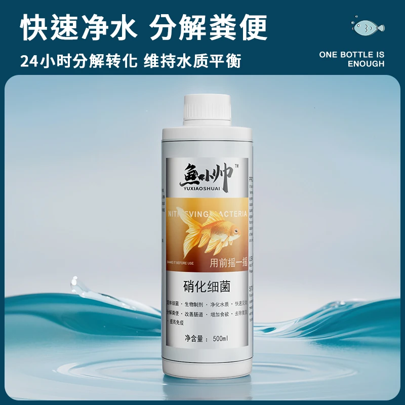 鱼缸净水硝化细菌鱼缸水浑浊鱼缸用品水族用品空气缸硝化活菌养鱼