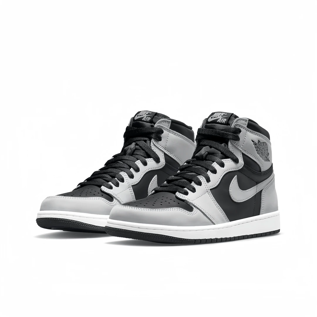 耐克Air Jordan 1 AJ1影子灰2.0男鞋女鞋高帮运动球鞋555088-035