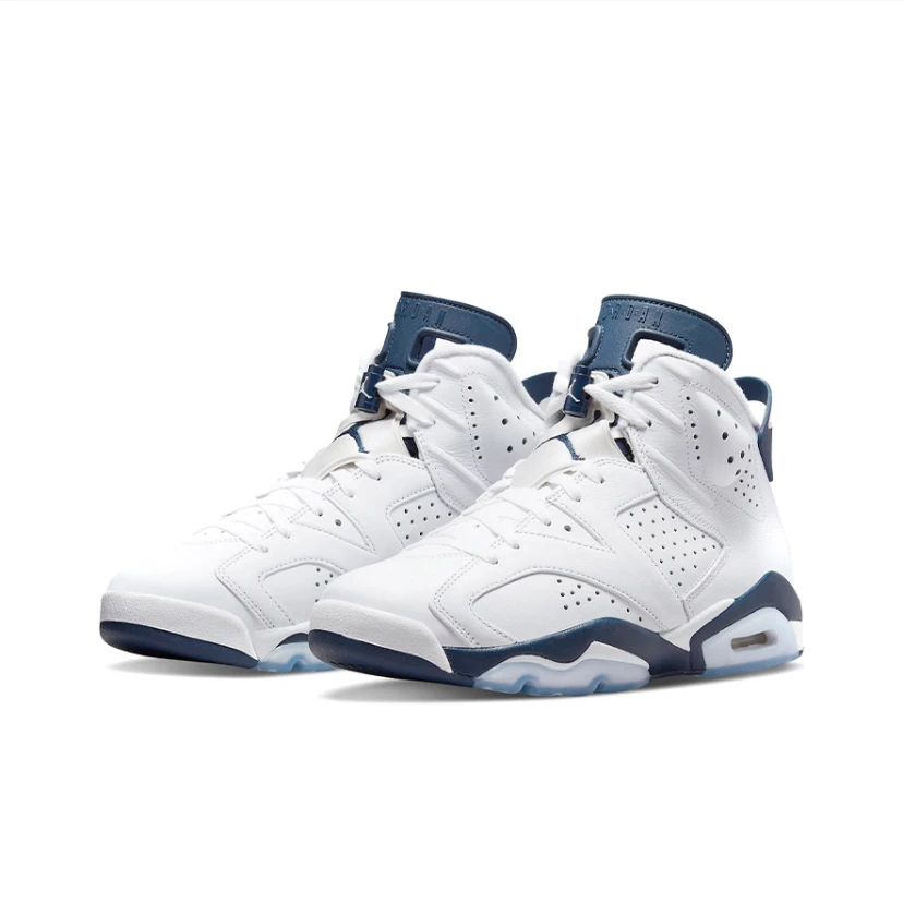 耐克Air Jordan 6 AJ6午夜蓝男鞋高帮潮流休闲运动球鞋CT8529-141