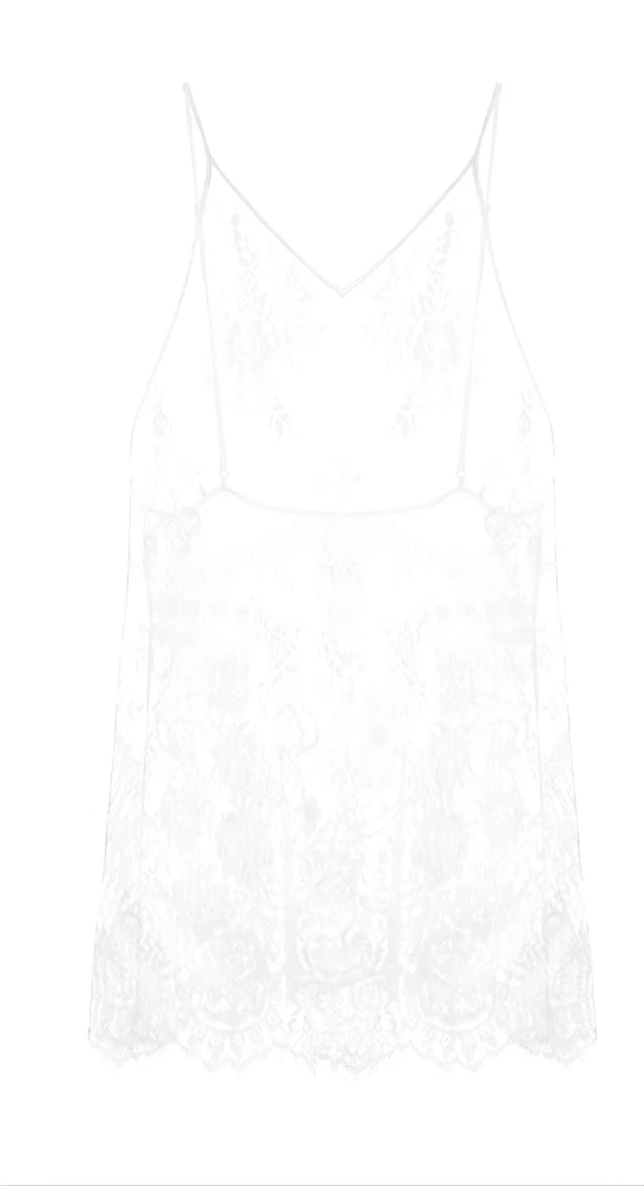 春夏红色性感睡衣V领露背透明大码吊带蕾丝睫毛薄款女士