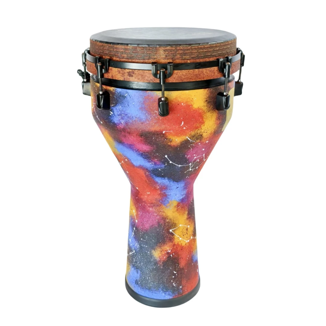 LD升级款鼓皮12寸暗夜女神系列非洲鼓可定制个人属性星座非洲手鼓