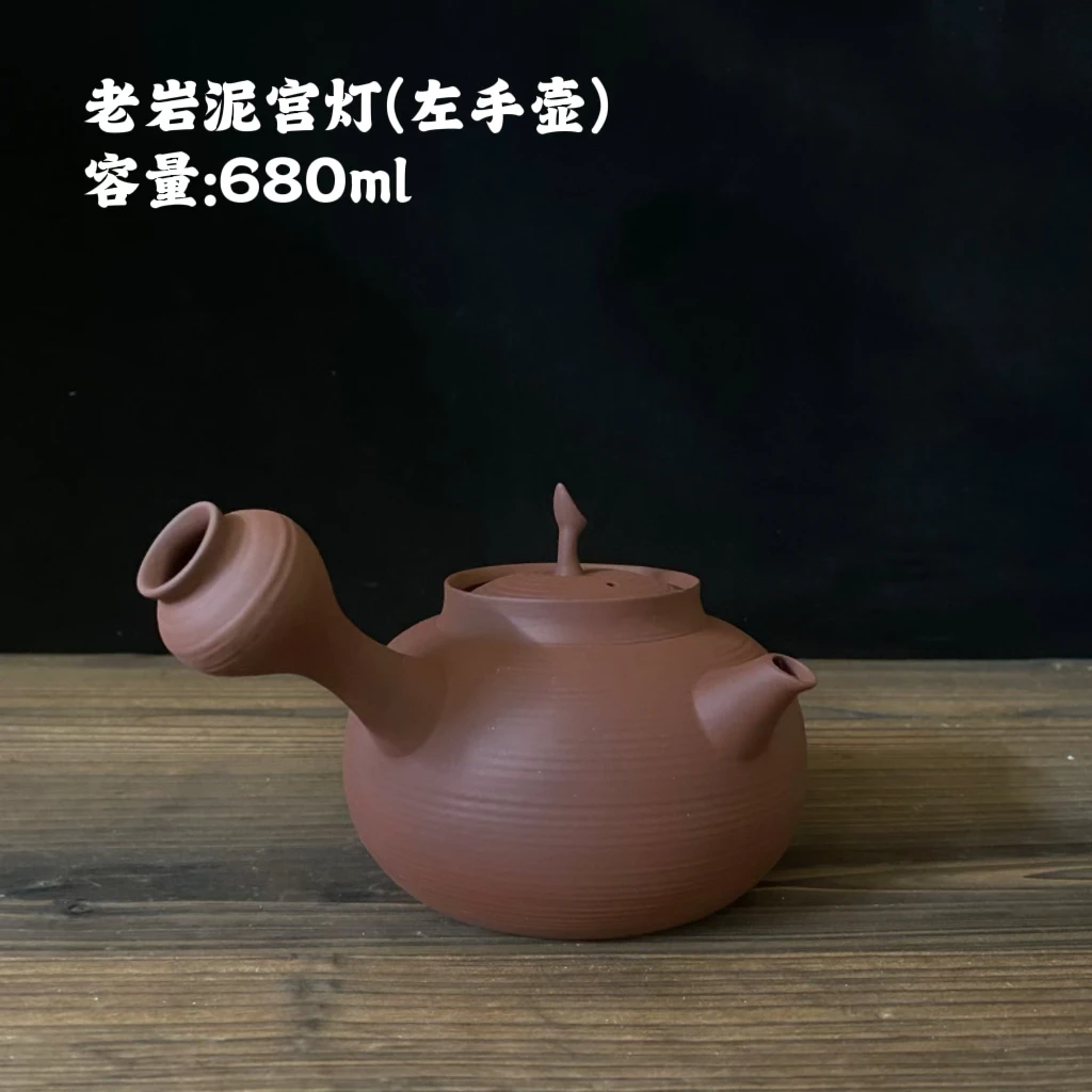 左手壶左把壶砂铫煮茶侧把壶烧水壶跳跳壶倒手壶明火电陶炉炭炉