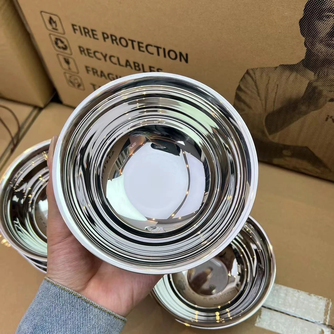 轻奢精品！ive金尊碗 304不锈钢双层隔热防烫耐摔钢碗家用吃饭