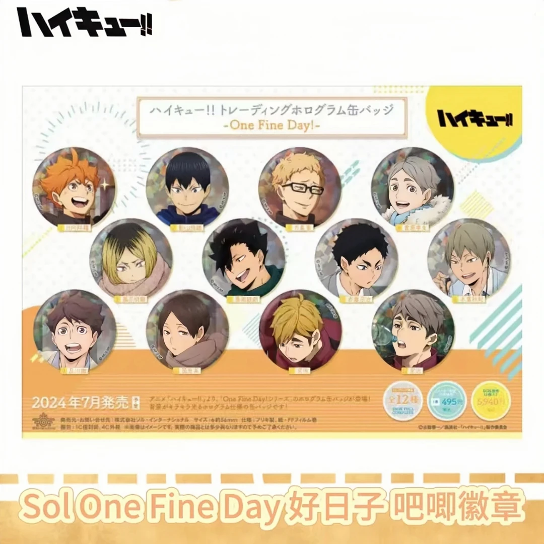 【大头咪】排球少年 新秋冬吧唧徽章 全12种 盲盒 默认代拆