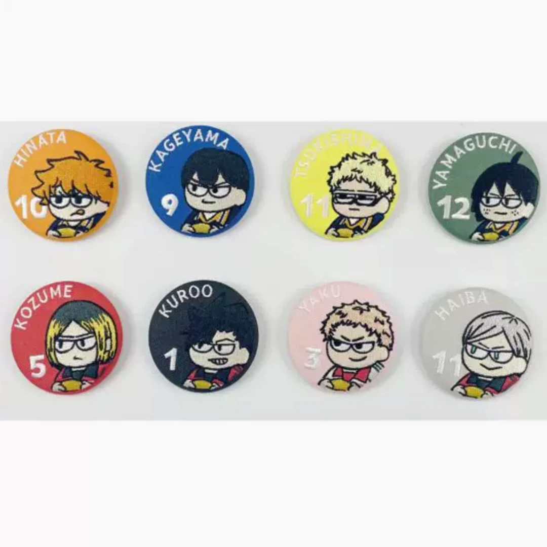 【大头咪】排球少年 刺绣傻吧唧 A盒/B盒 日谷现货 默认代拆