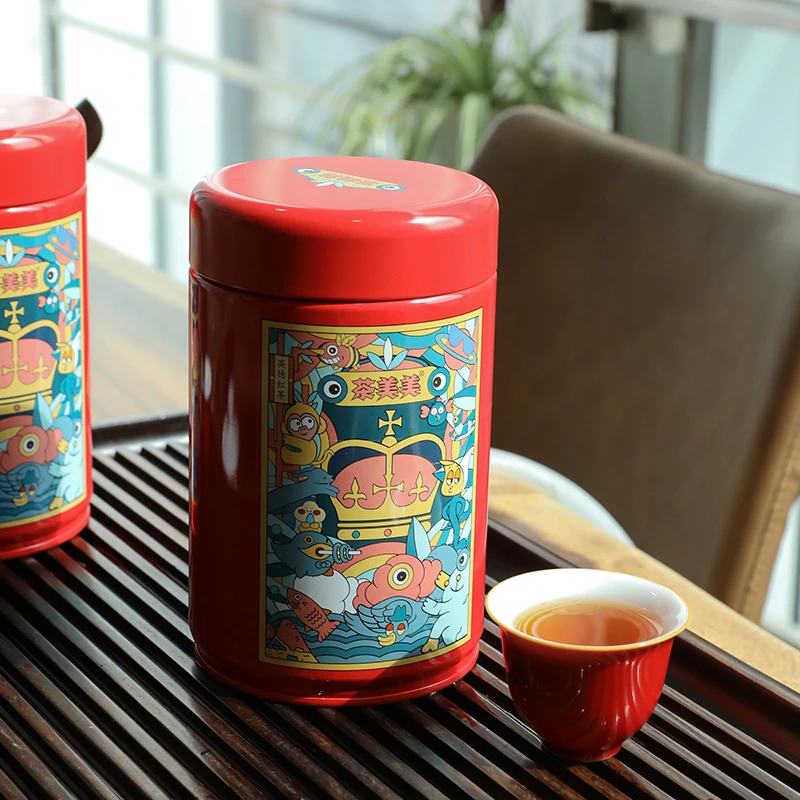 茶美美英德红茶清香型一级鲜茶叶红茶春茶自用聚会送礼罐装100g