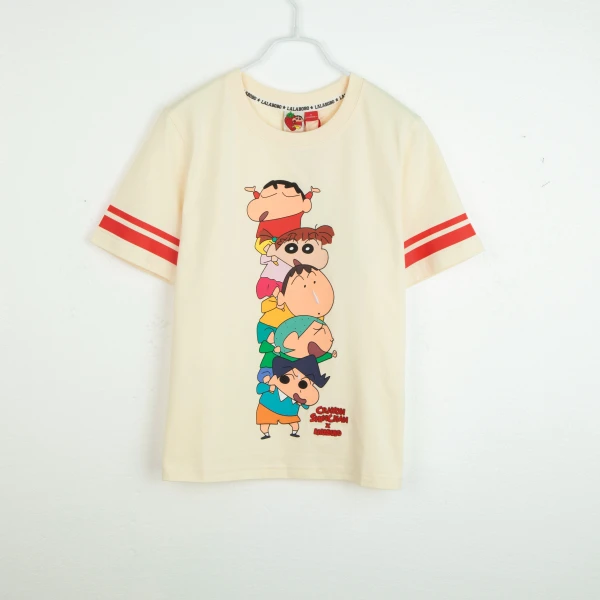 武汉LALABOBO夏季新款蜡笔小新印花T恤时尚可爱休闲女XBCB-WSDT13