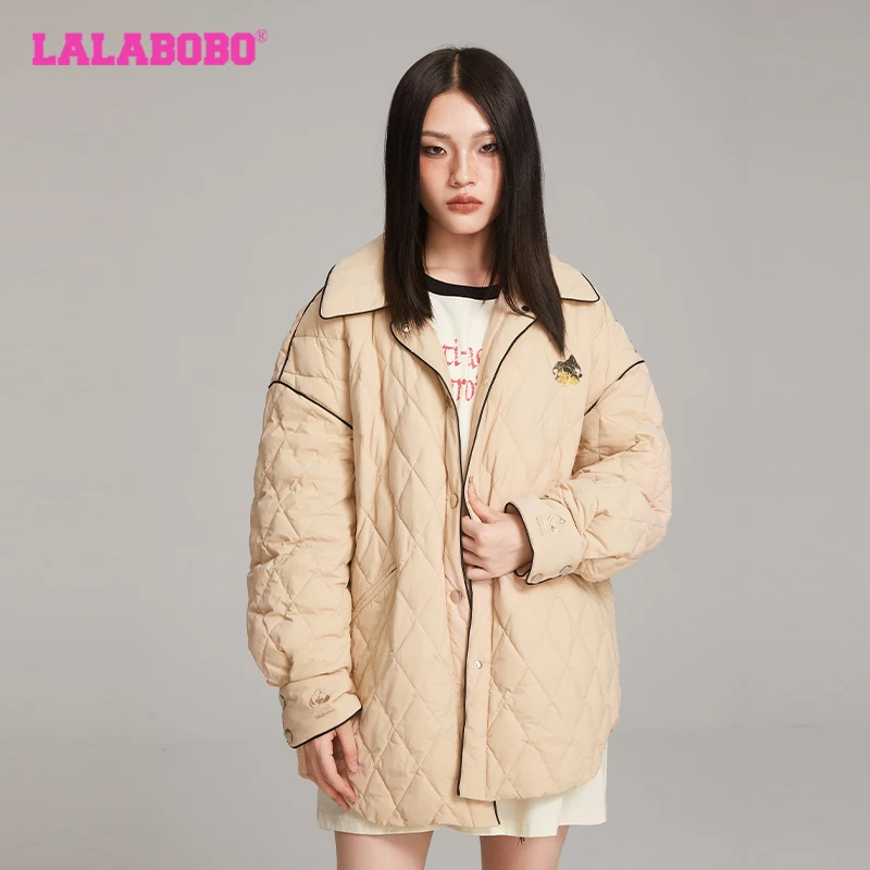 LALABOBO女款运动休闲时尚轻薄款羽绒服LBDC-WSYR21