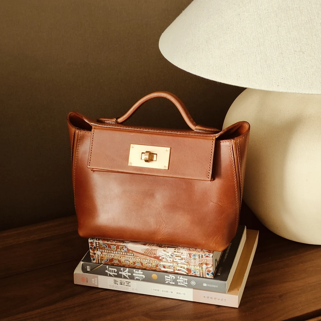 三笙鱼SANSHENGYU 【mini 2424】时尚手拎斜挎包——设计师风格系列