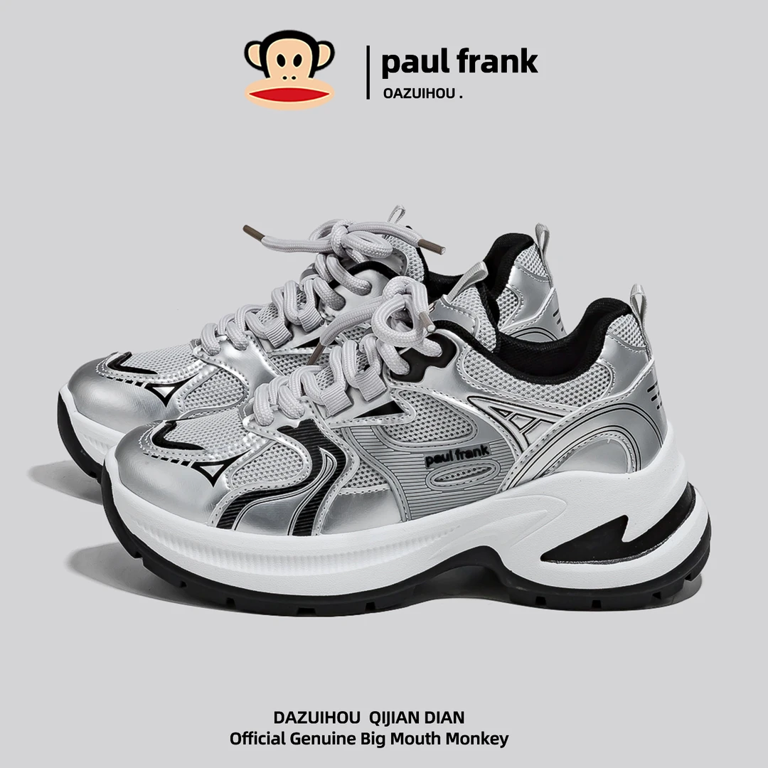 大嘴猴旗舰店正品老爹鞋厚底增高百搭防2024秋冬季新款女款运动鞋